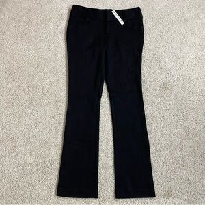 Alice + Olivia Black Straight Leg Pants